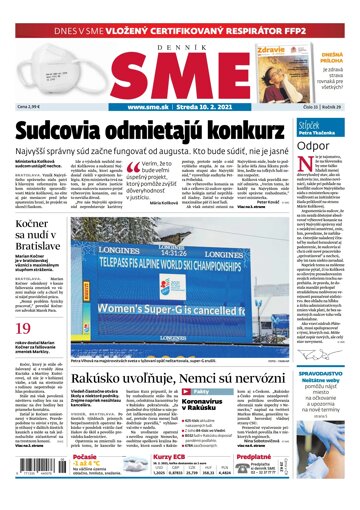 Obálka e-magazínu SME 10-2-2021