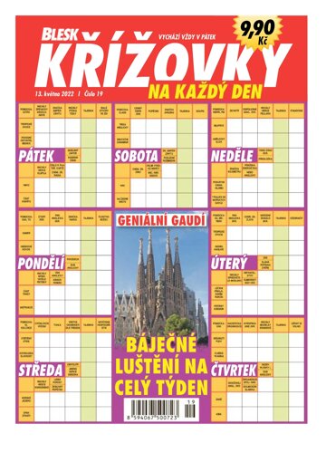 Obálka e-magazínu Blesk křížovky na každý den 19/2022
