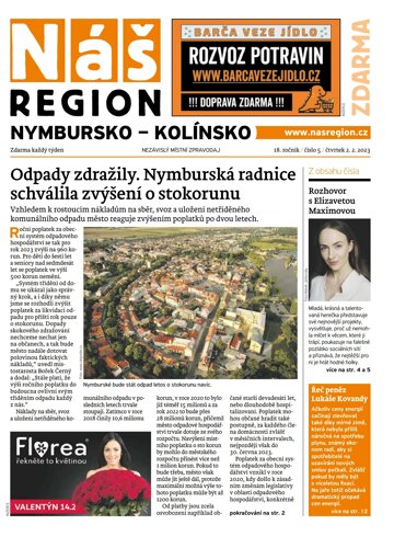 Obálka e-magazínu Náš Region - Nymbursko/Kolínsko 5/2023