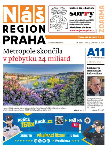 Obálka e-magazínu Náš Region - Praha 23/2026