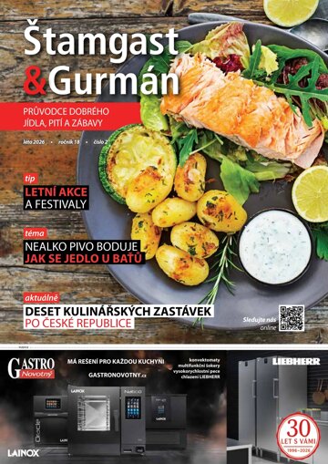 Obálka e-magazínu Štamgast & Gurmán léto 2026