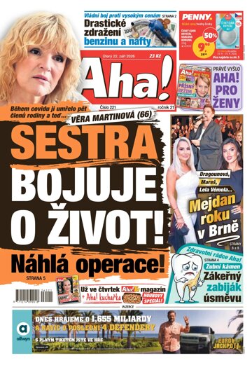 Obálka e-magazínu AHA! 22.9.2026