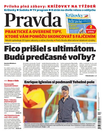 Obálka e-magazínu Pravda 28. 9. 2026