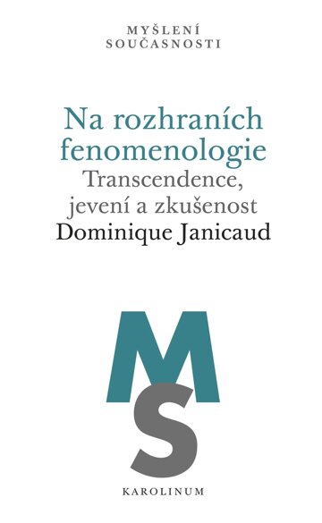 Obálka knihy Na rozhraních fenomenologie