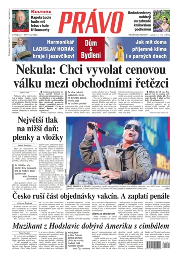 Deník Právo 31.5.2023