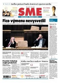 Obálka e-magazínu SME 3.7.2014