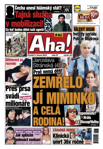 Obálka e-magazínu AHA! 9.3.2015