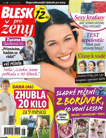 Obálka e-magazínu Blesk pro ženy 7.7.2015