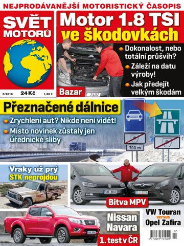 Obálka e-magazínu Svět motorů 1.2.2016