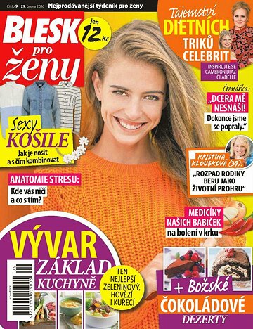 Obálka e-magazínu Blesk pro ženy 29.2.2016