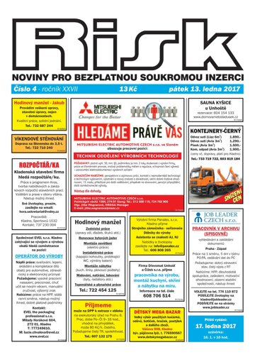Obálka e-magazínu Risk 4/2017
