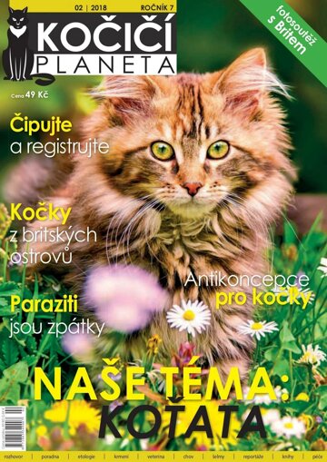 Obálka e-magazínu Kočičí planeta 2/2018