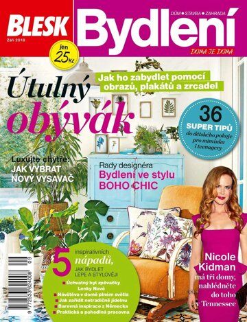 Obálka e-magazínu Blesk Bydlení 9/2018