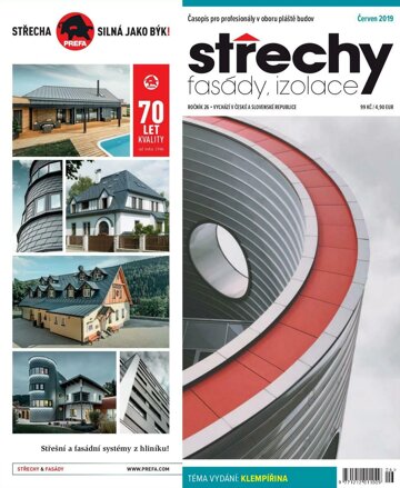 Obálka e-magazínu Střechy-Fasády-Izolace 6/2019