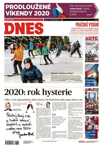 Obálka e-magazínu MF Dnes 31.12.2019