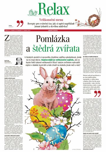Obálka e-magazínu LN+ Čechy - 3.4.2021