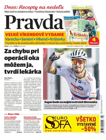 Obálka e-magazínu Pravda 24. 6. 2022