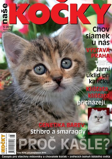 Obálka e-magazínu Naše kočky 5/2015