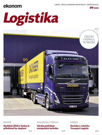 Obálka e-magazínu Ekonom 40 - 27.9.2023 Logistika