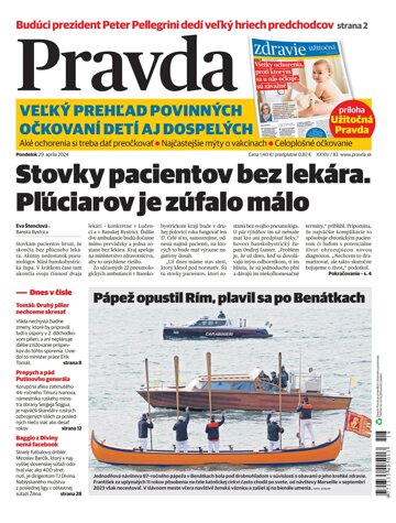 Obálka e-magazínu Pravda 29. 4. 2024