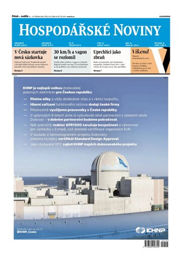 Obálka e-magazínu Hospodářské noviny 115 - 14.6.2024
