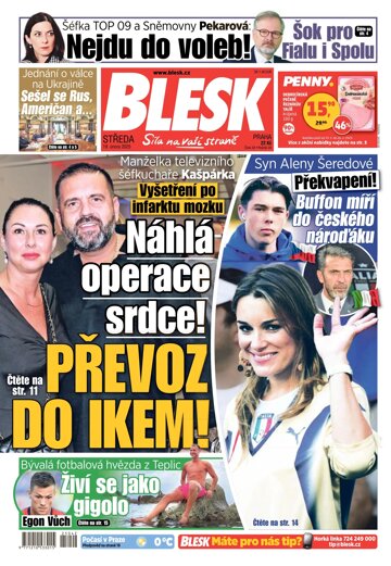 Obálka e-magazínu Blesk 19.2.2025
