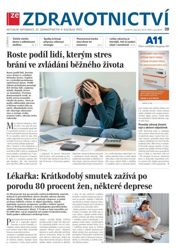 Obálka e-magazínu Ze Zdravotnictví 20/2025