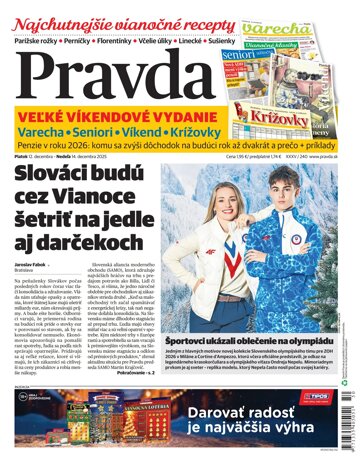 Obálka e-magazínu Pravda 12. 12. 2025