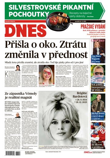 Obálka e-magazínu MF Dnes 29.12.2025
