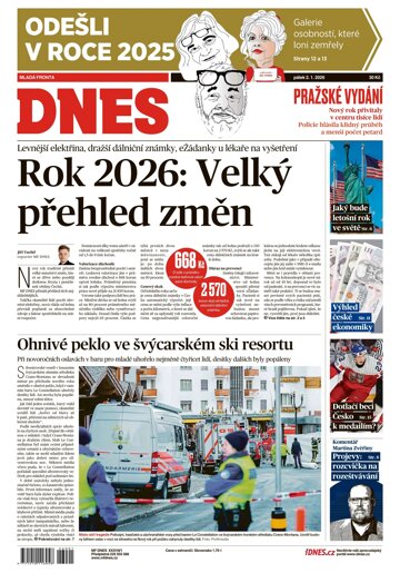 Obálka e-magazínu MF Dnes 2.1.2026