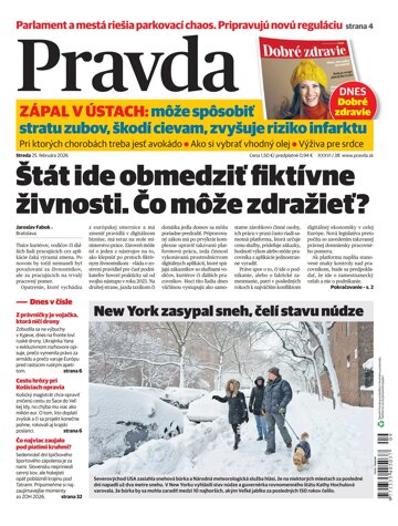 Obálka e-magazínu Pravda 25. 2. 2026