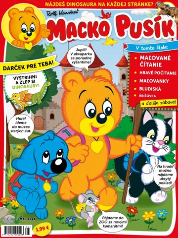 Obálka e-magazínu Macko Pusík 5/2026