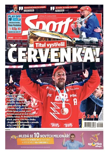 Obálka e-magazínu Sport 29.4.2026