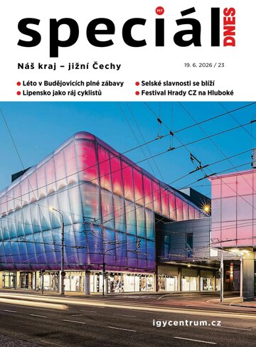 Obálka e-magazínu Magazín DNES SPECIÁL Jižní Čechy - 19.6.2026