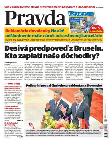 Obálka e-magazínu Pravda 29. 7. 2026