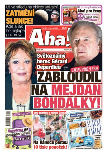 Obálka e-magazínu AHA! 10.8.2026