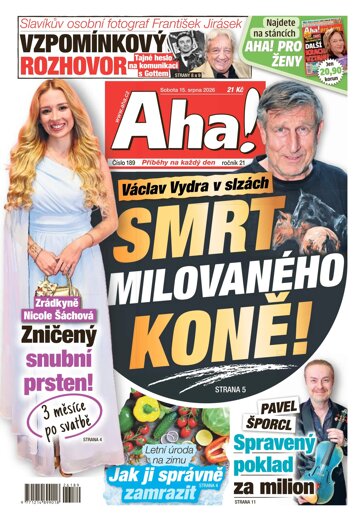 Obálka e-magazínu AHA! 15.8.2026