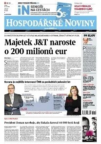 Obálka e-magazínu Hospodářské noviny 187 - 25.9.2013