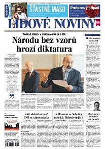 Obálka e-magazínu Lidové noviny 7.11.2014