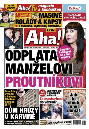 Obálka e-magazínu AHA! 12.2.2015