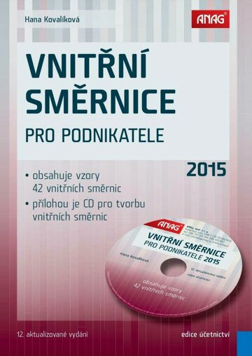 Obálka e-magazínu Vnitřní směrnice pro podnikatele 2015 + CD