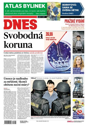 Obálka e-magazínu MF Dnes 7.4.2017