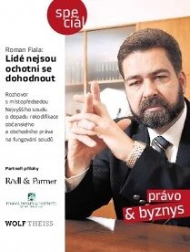 Obálka e-magazínu E15 Právo byznys