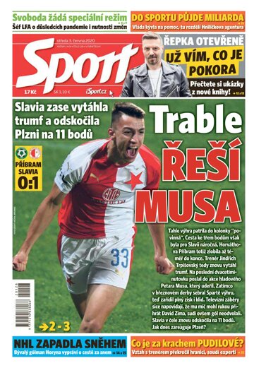 Obálka e-magazínu Sport 3.6.2020