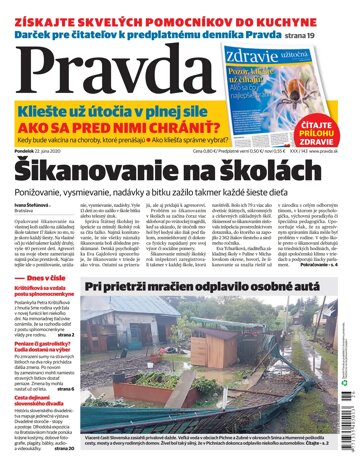 Obálka e-magazínu Pravda 22. 6. 2020