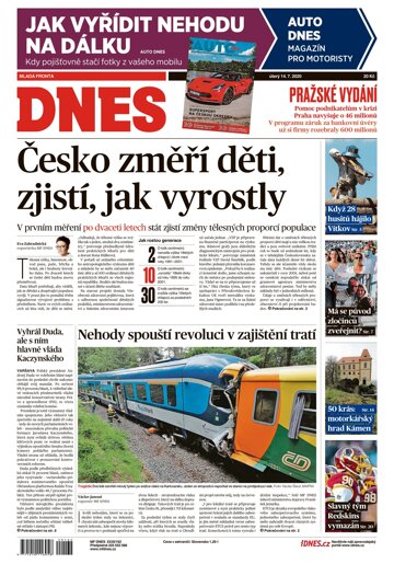 Obálka e-magazínu MF Dnes 14.7.2020