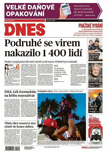 Obálka e-magazínu MF Dnes 23.3.2021