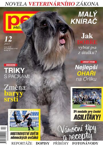 Obálka e-magazínu Pes přítel člověka 12/2017