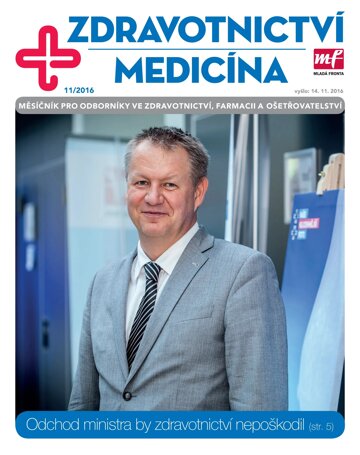 Obálka e-magazínu Zdravotnictví a medicína 11/2016