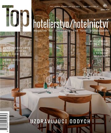 Obálka e-magazínu Top Hotelierstvo / Hotelnictví jar leto 2023